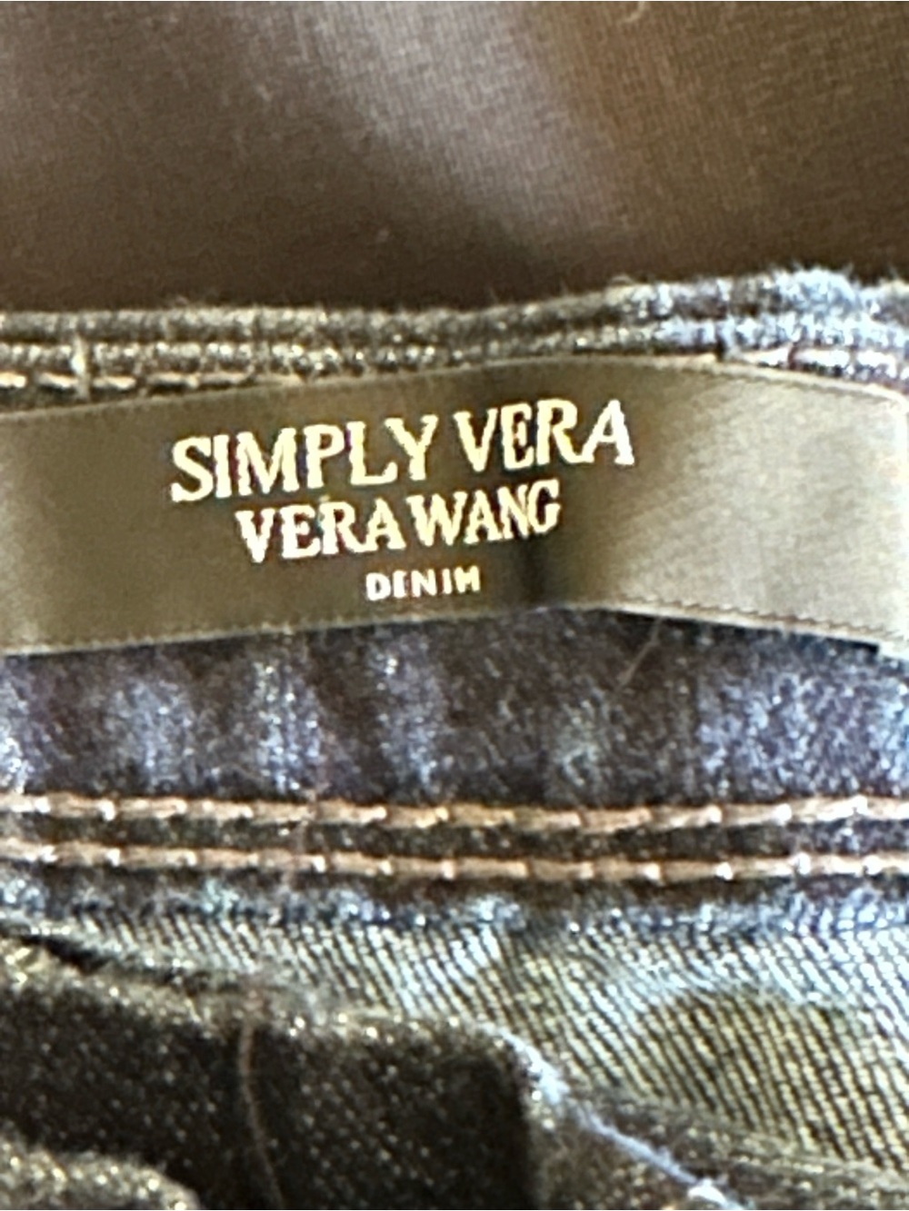 Simply Vera Vera Wang Dark Indigo Cropped Jeans